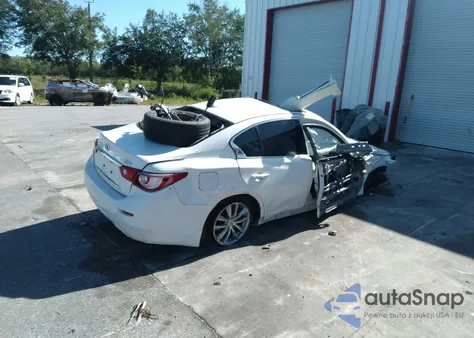 2014 Infiniti Q50 Premium from USA, damaged, VIN JN1BV7AP8EM677539